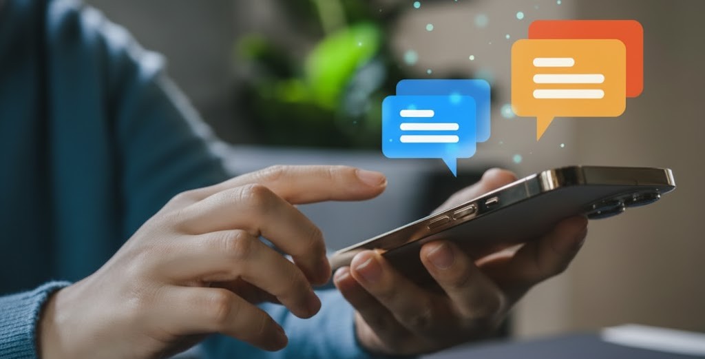 mobile marketing ilnustration